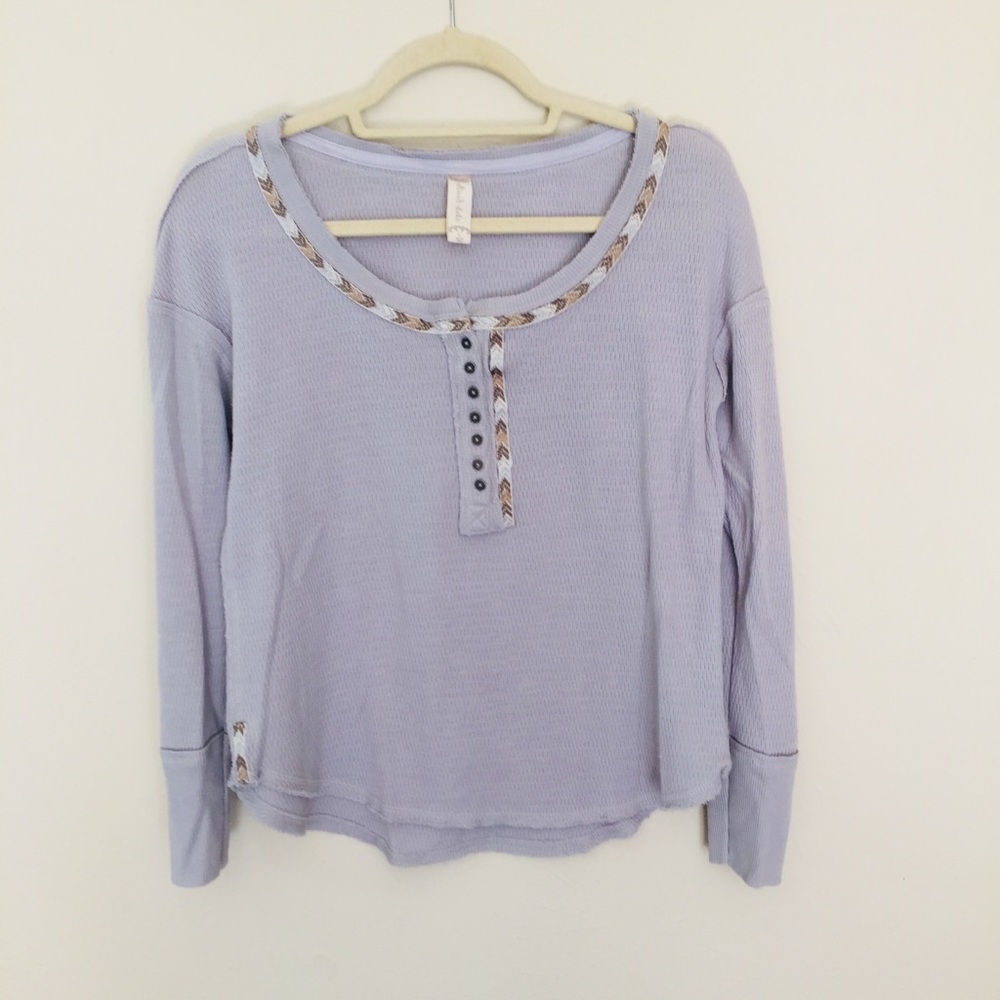Altar’d State waffle knit long sleeve T-shirt